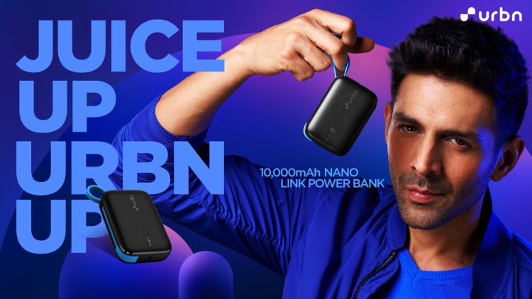 Urbn Launches Nanolink Power Bank in India: Built-in Cable and Up to 2.5x Faster Charging
