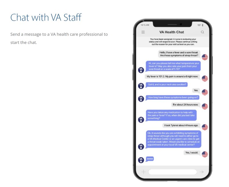 VA Health Chat Now Available Nationwide, Connecting 6.8M Veterans with On-Demand Virtual Care